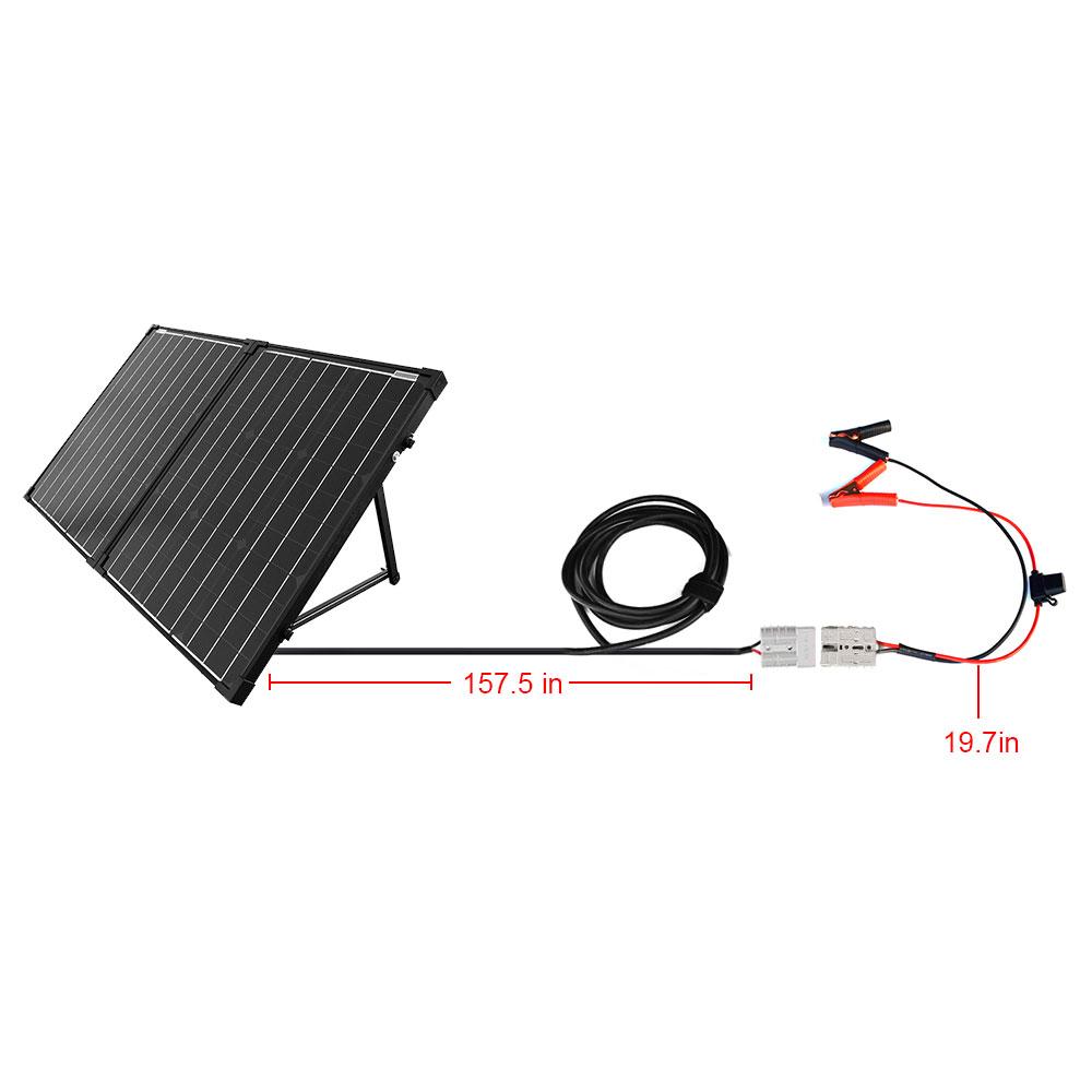 ACOPower Plk 120W Portable Solar Panel Kit, Lightweight Briefcase with