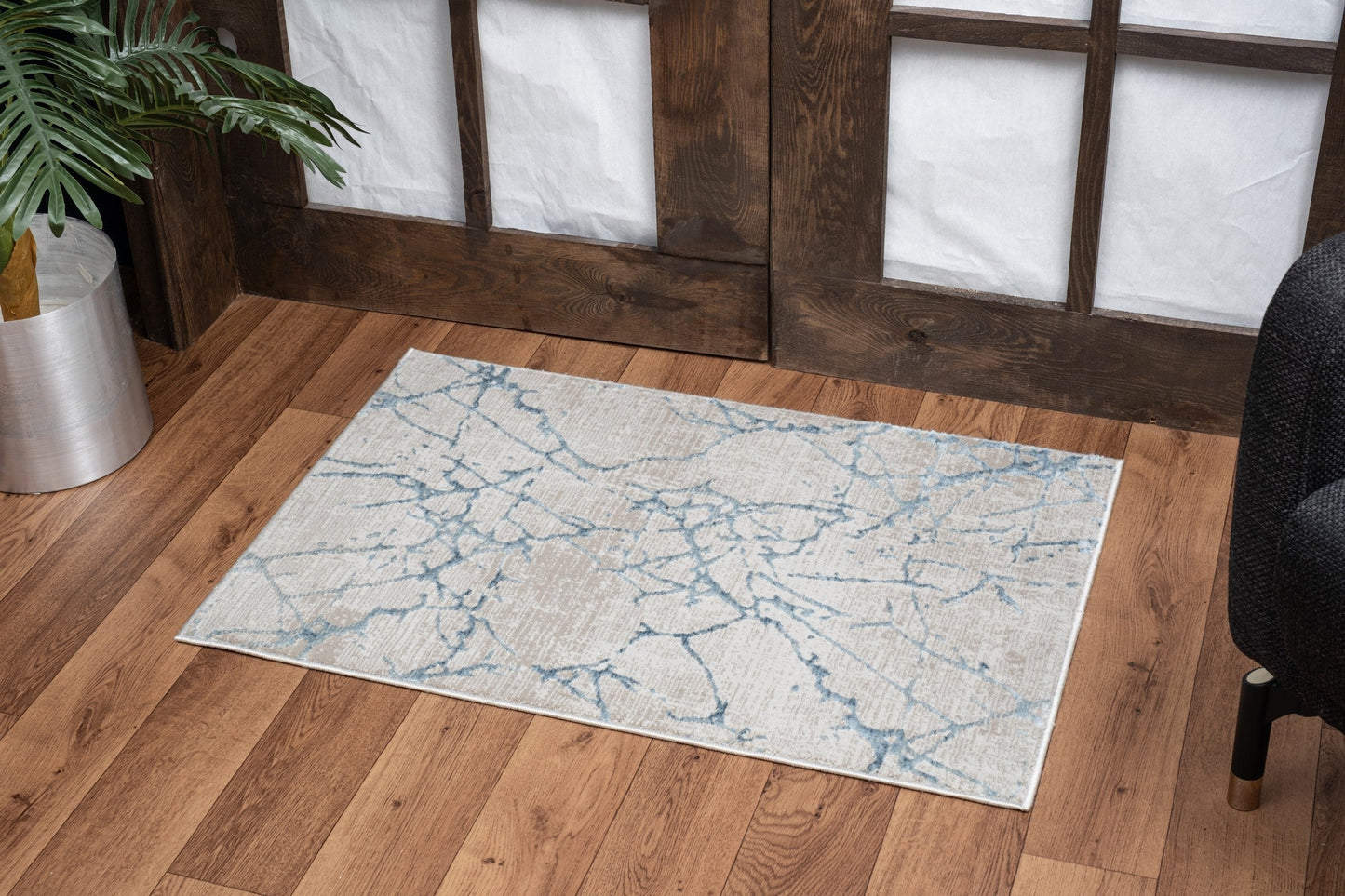 Elegance GC_CNC6005 Blue 5 ft. 3 in. x 7 ft. 3 in. Area Rug