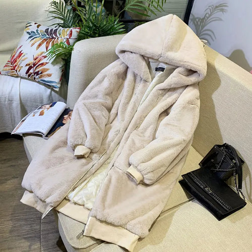 2024 Oversized Faux Fur Winter Coat for Women | Long Warm Parka Jacket