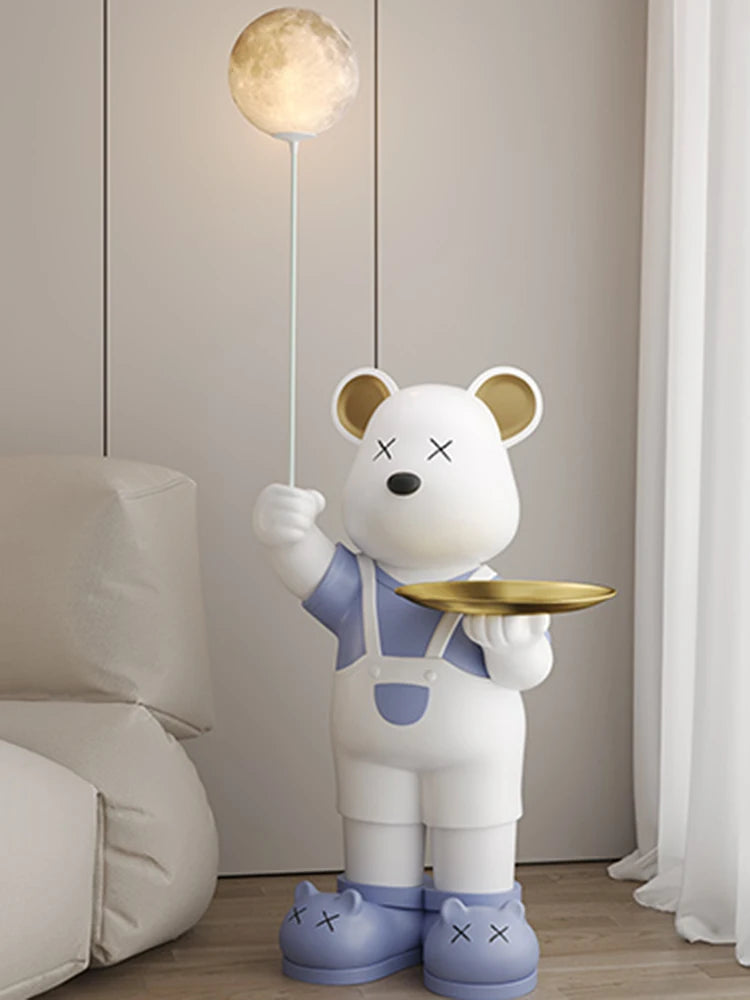 2024 new arrival 110cm Home Decor,Bear Statue,Floor Decoration,Luxury Living Room,TV