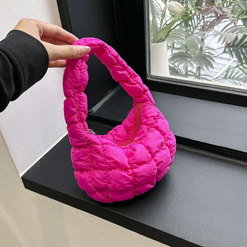 Mini Winter Bags For Women Handbag Tote Bag Quilted 2024