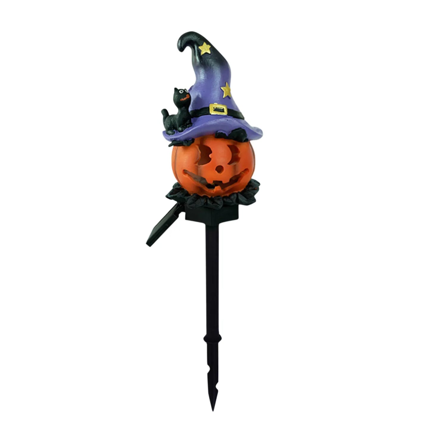 Solar Powered Halloween Pumpkins Outdoor Lights Creative Atmosphere 2024