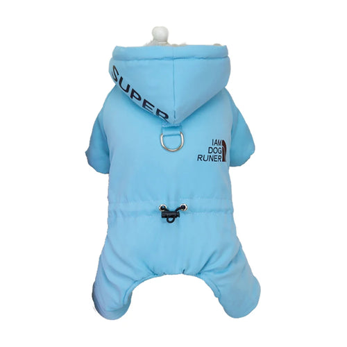 2025 Winter Warm Dog Jumpsuit Waterproof Pet Clothes Jacket Schnauzer