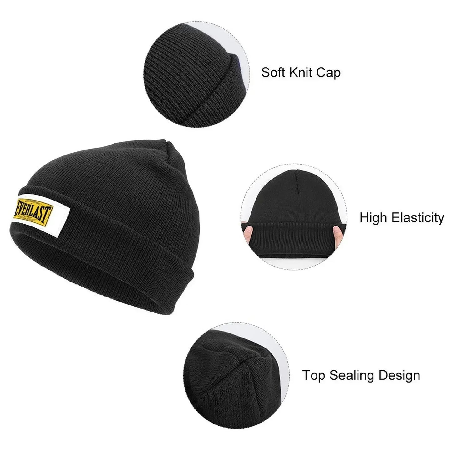 Everlast Retro Knit Beanie – Unisex Anime-Inspired Party Hat