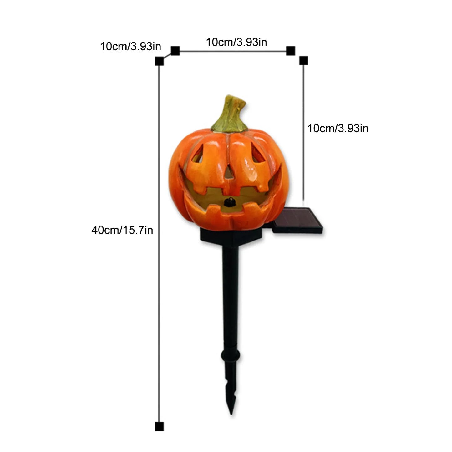 Solar Powered Halloween Pumpkins Outdoor Lights Creative Atmosphere 2024