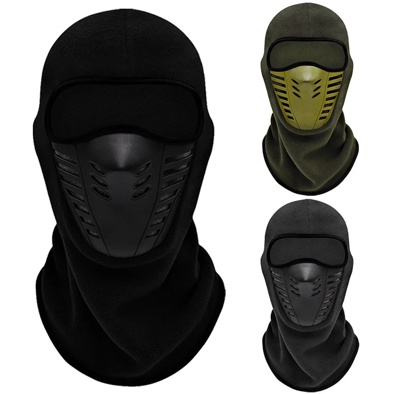 Motorcycle Fleece Thermal Face Mask – Windproof & Ski Balaclava for Men & Women