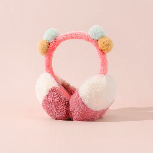 Cozy Plush Faux Fur Ear Muffs - Soft Wool Cold Weather Protection