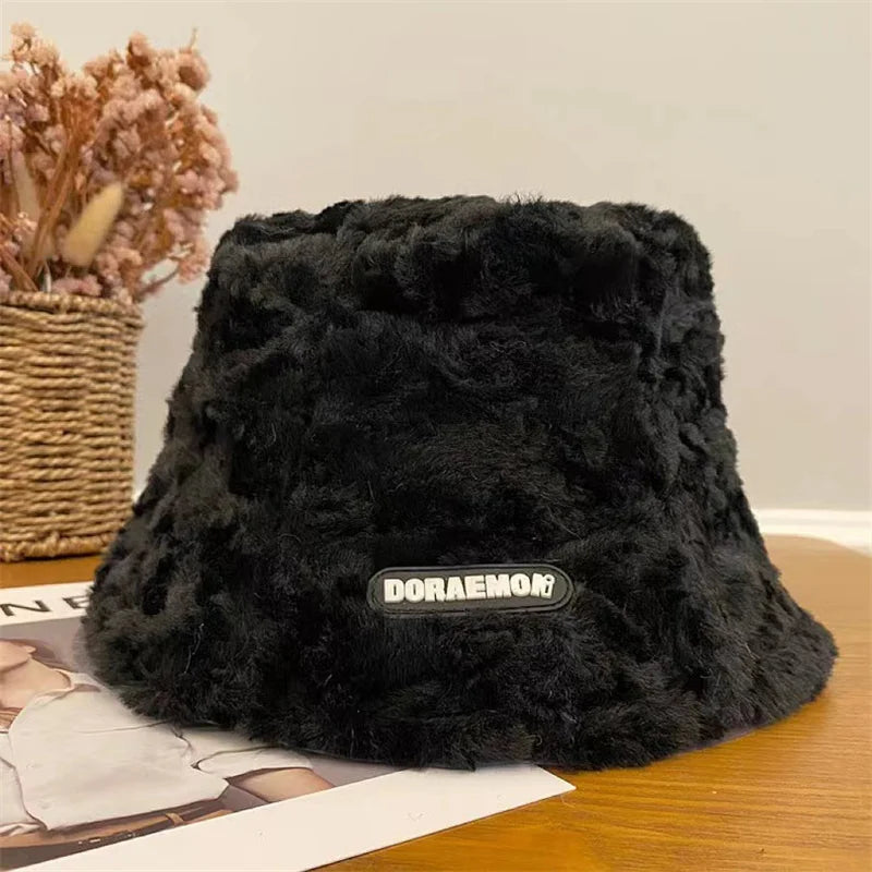 2024 Women's Plush Bucket Hat | Cozy Autumn & Winter Headwear