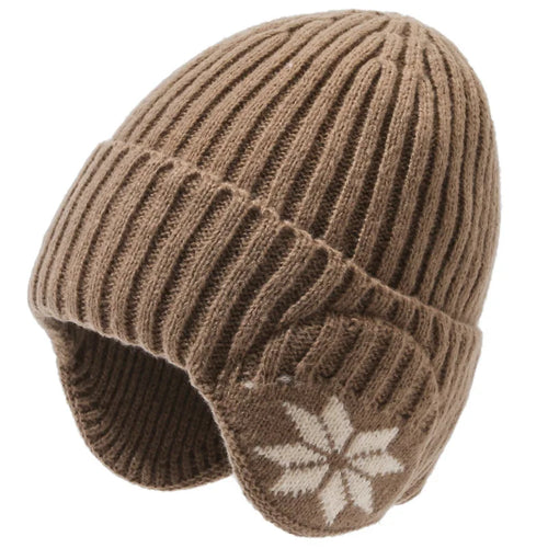 Unisex Woolen Knitted Winter Hat – Warm Ear Protection Outdoor Beanie