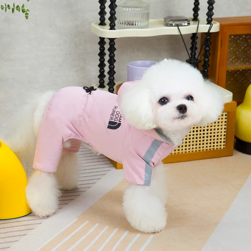 2025 Winter Warm Dog Jumpsuit Waterproof Pet Clothes Jacket Schnauzer