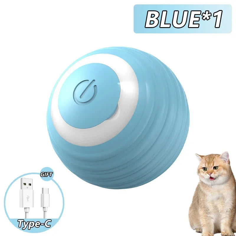 Smart Spinning Cat Toy with USB Charging