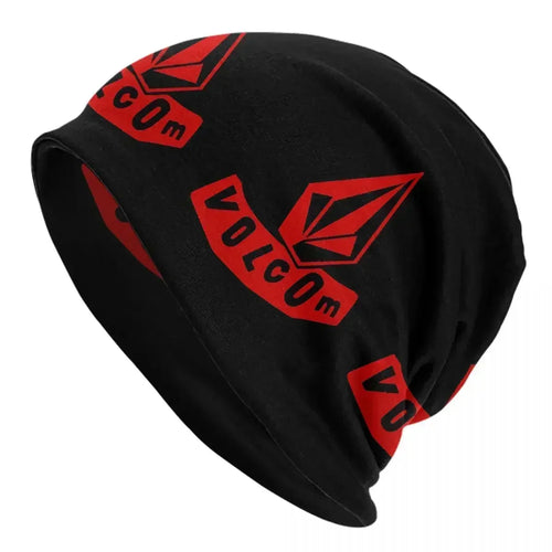 Volcom Logo Unisex Knitted Beanie – Warm Winter Hat for Adults