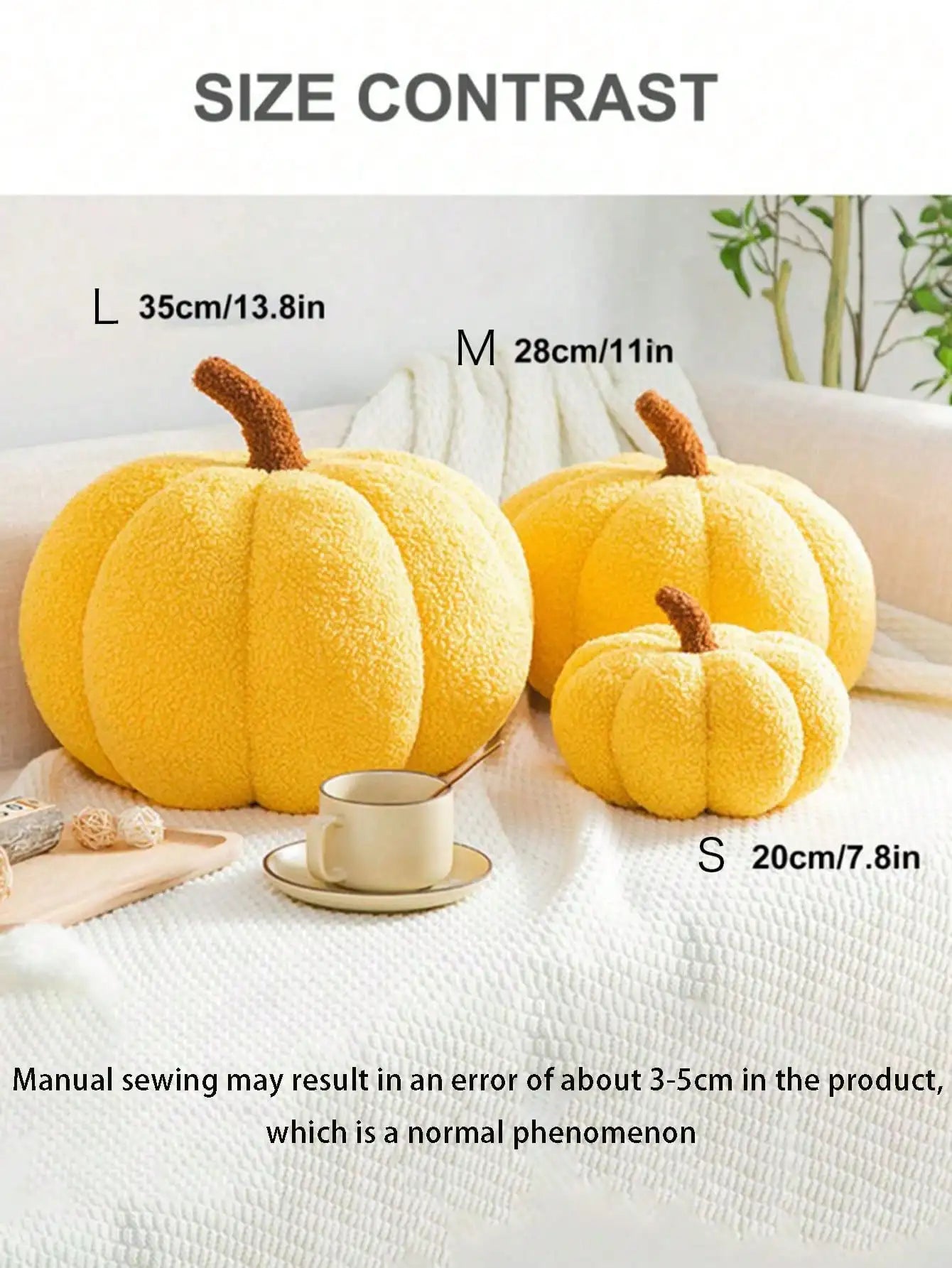 2025 Plush Pumpkin Cushion - Kids & Baby Decor