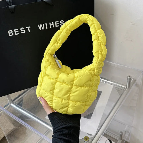 Mini Winter Bags For Women Handbag Tote Bag Quilted 2024