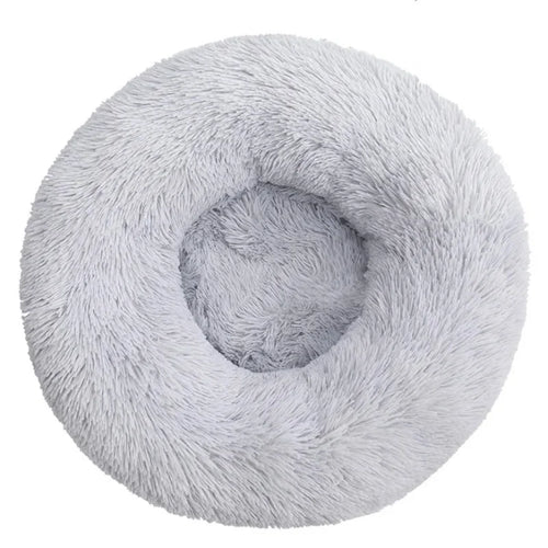 40-90cm Round Pet Bed for Large Dog Bed Super Soft Cat Bed Long Plush 2024