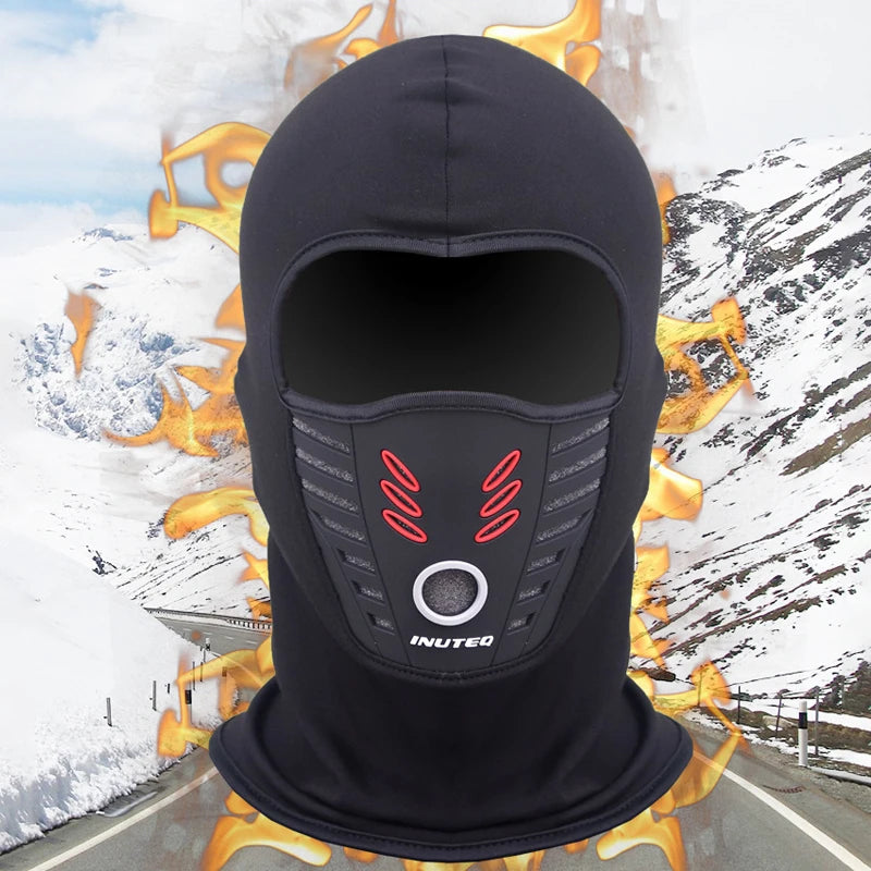 Winter Fleece Motorcycle Face Mask – Windproof, Waterproof & Anti-Dust