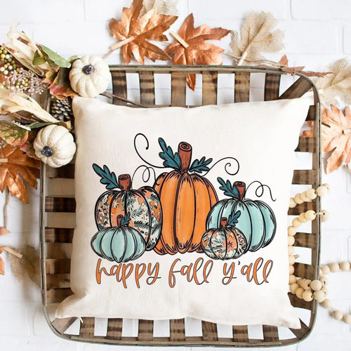 2024 Fall Couch Cover Autumn Cushion Pumpkin Spice and Everything Nice Fall