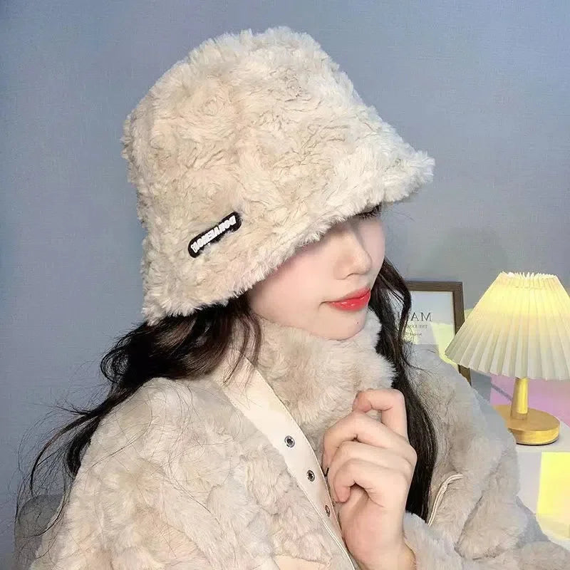 2024 Women's Plush Bucket Hat | Cozy Autumn & Winter Headwear