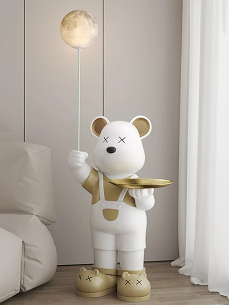 2024 new arrival 110cm Home Decor,Bear Statue,Floor Decoration,Luxury Living Room,TV