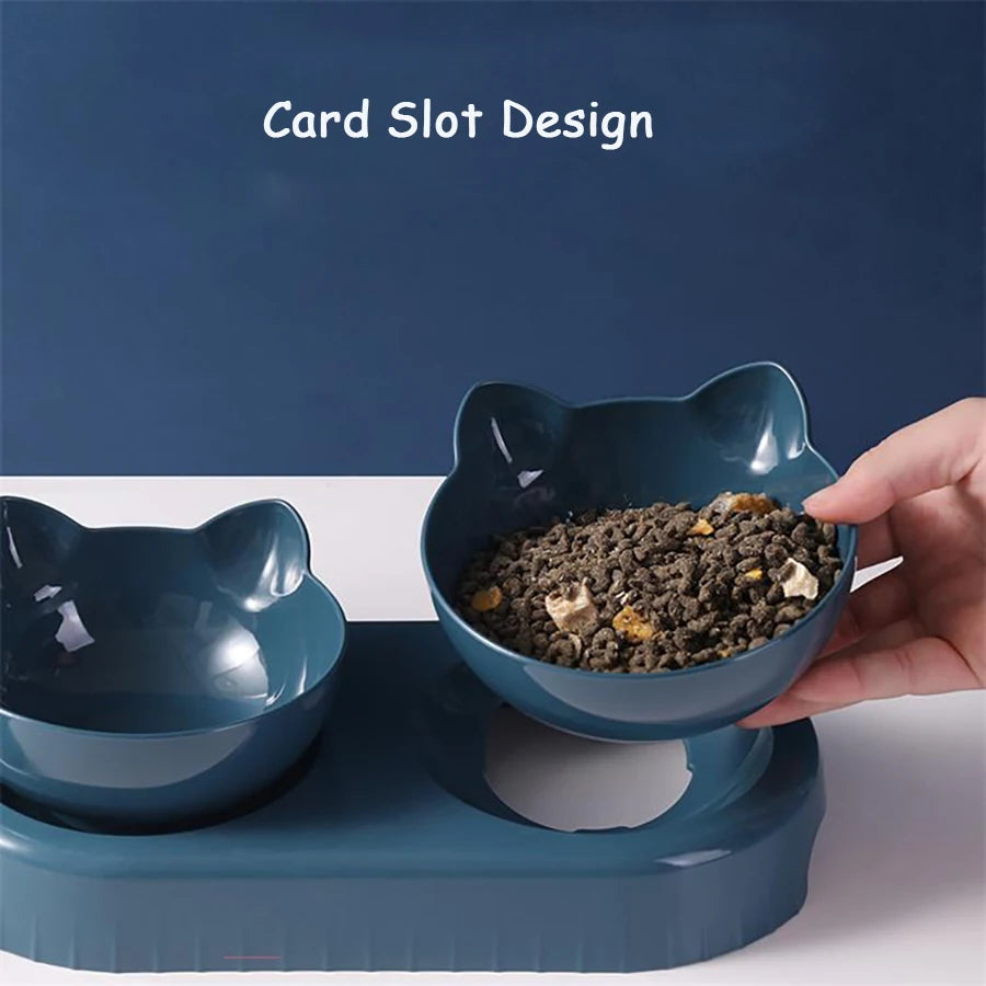 TrioFeeder: Automatic 2-in-1 Cat Bowl Set