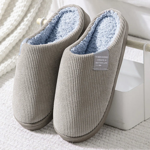 2024 Winter Warm Fur Slippers | Non-Slip Soft Shoes for Couples