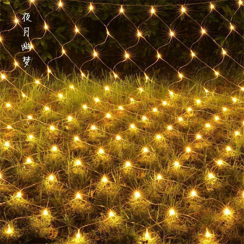 Net Mesh Led Lights 3M/6M/12M LED String Christmas Fairy Curtain