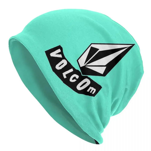 Volcom Logo Unisex Knitted Beanie – Warm Winter Hat for Adults