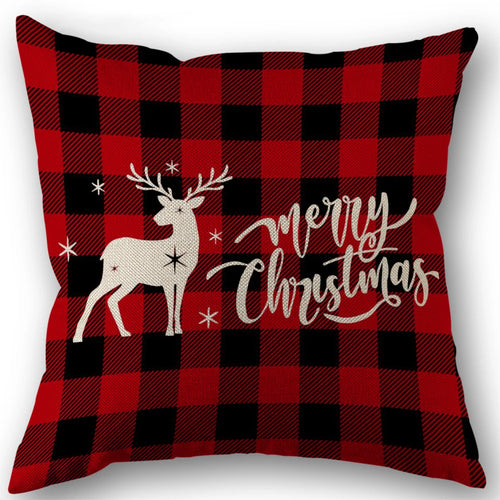 2024 Merry Christmas Pillowcases Sofa Cushion Cover