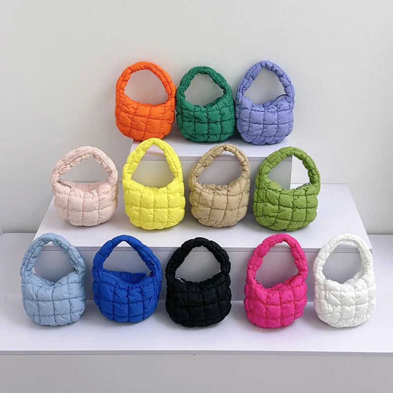 Mini Winter Bags For Women Handbag Tote Bag Quilted 2024