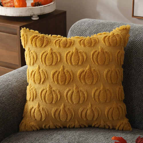 2025 Fall Pillow Covers Fall Decorations Autumn Rust Pumpkin Throw Pillow