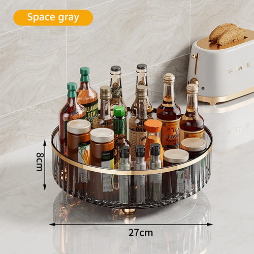 Rotating Perfume Organizer For Dresser Light Luxury Skincare Cosmetic 2024