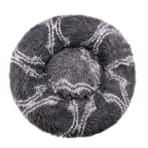 40-90cm Round Pet Bed for Large Dog Bed Super Soft Cat Bed Long Plush 2024