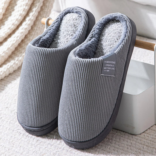 2024 Winter Warm Fur Slippers | Non-Slip Soft Shoes for Couples