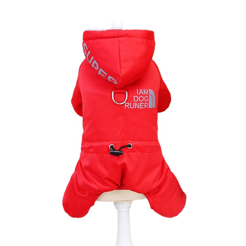 2025 Winter Warm Dog Jumpsuit Waterproof Pet Clothes Jacket Schnauzer