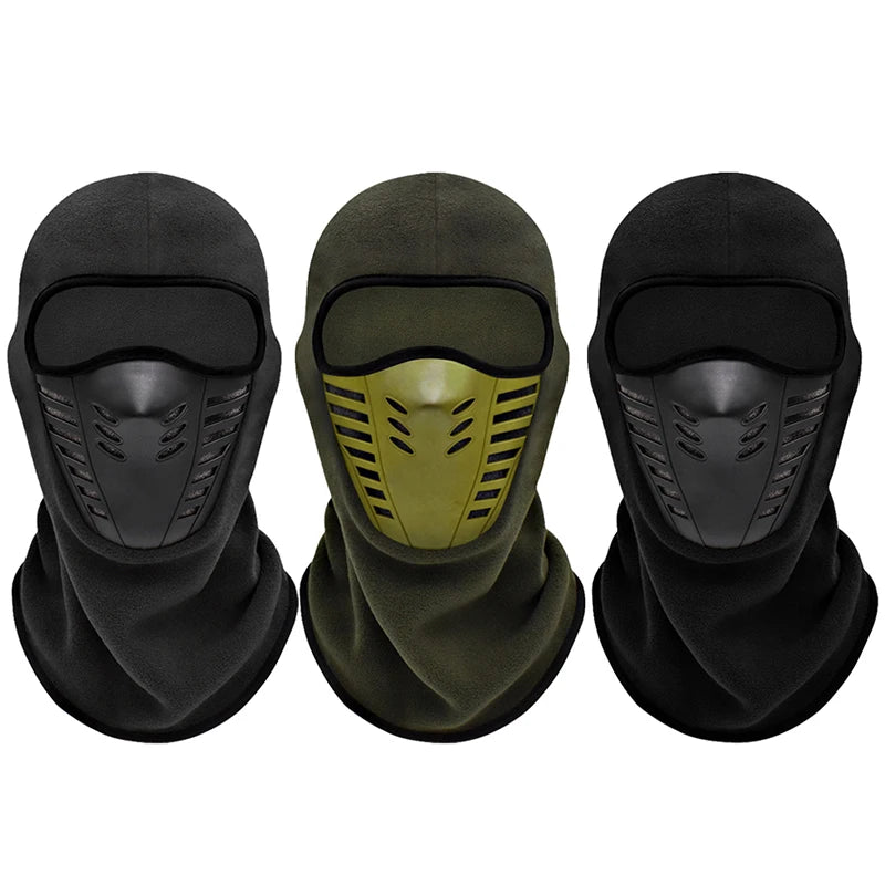 Motorcycle Fleece Thermal Face Mask – Windproof & Ski Balaclava for Men & Women