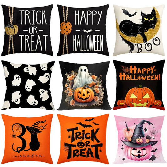 Halloween Pumpkin Ghost Pillowcase Happy Halloween Party Decorations