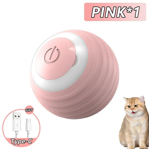 Smart Spinning Cat Toy with USB Charging