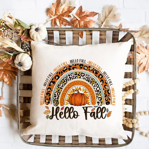 2024 Fall Couch Cover Autumn Cushion Pumpkin Spice and Everything Nice Fall