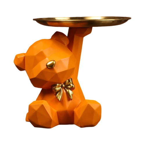 2024 Bear Key Holder Figurine Entrance Crafts Resin Desk