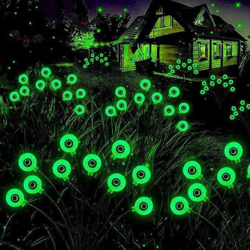 1pc Halloween Eyeball String Lights, Solar Energy, Courtyard, Garden,