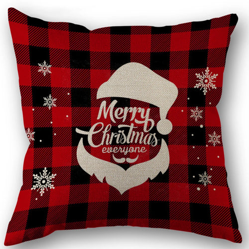 2024 Merry Christmas Pillowcases Sofa Cushion Cover