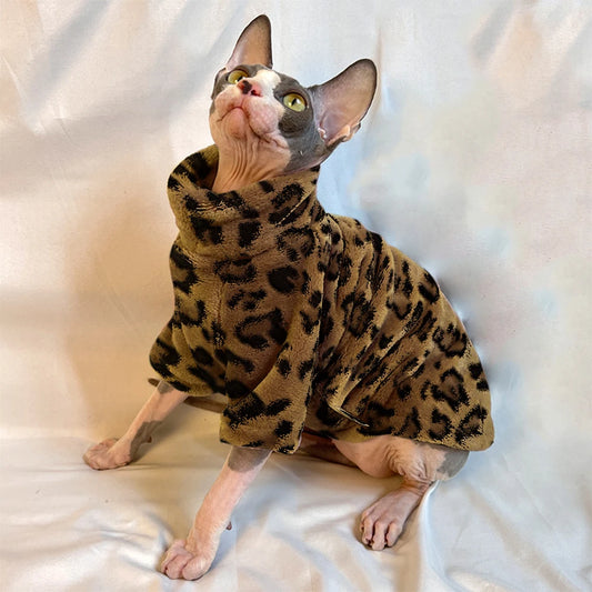 2024 Cat Clothes for Sphynx Winter Soft Warm