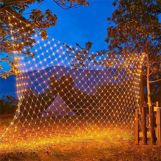 Net Mesh Led Lights 3M/6M/12M LED String Christmas Fairy Curtain