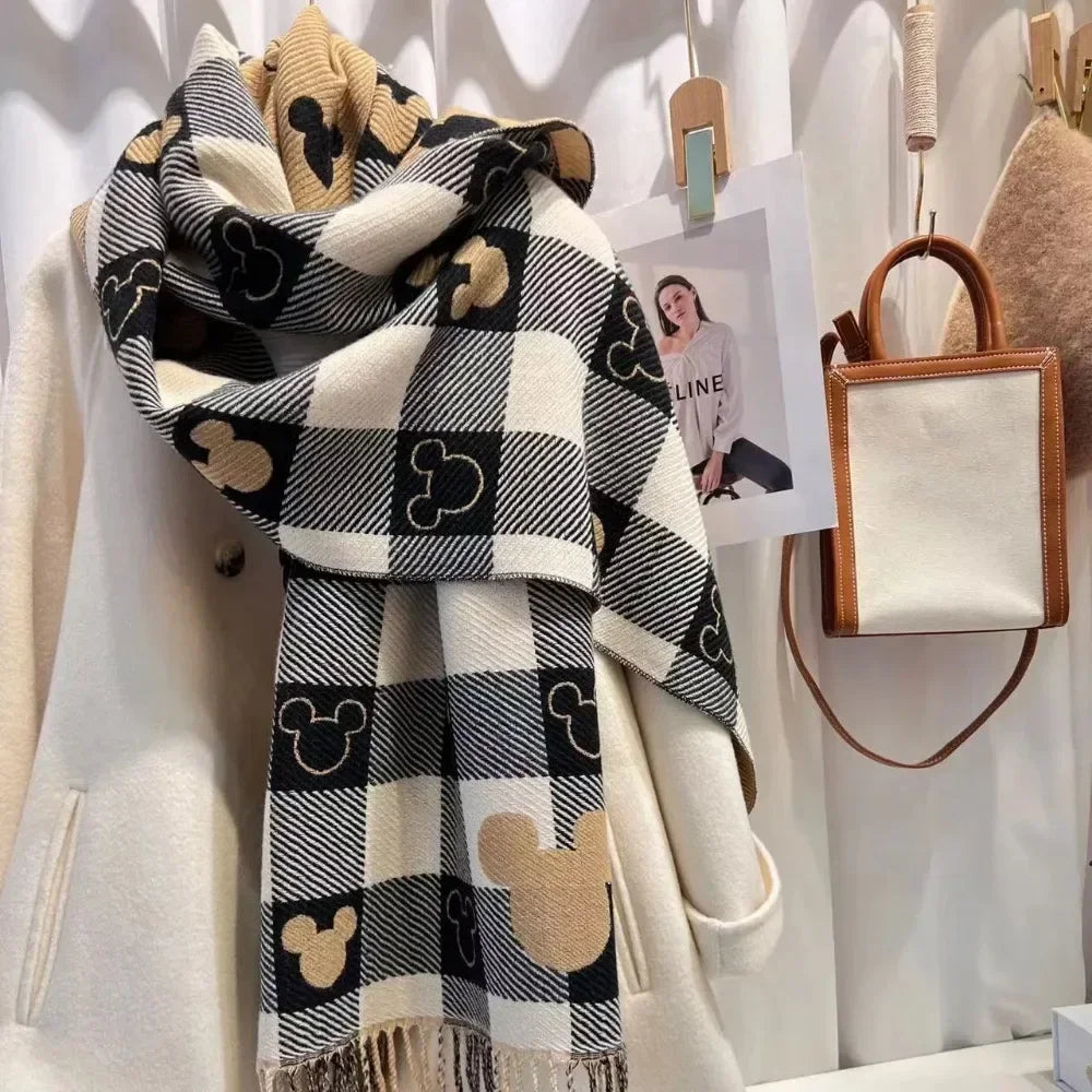 Luxurious Disney Mickey Women's Scarf