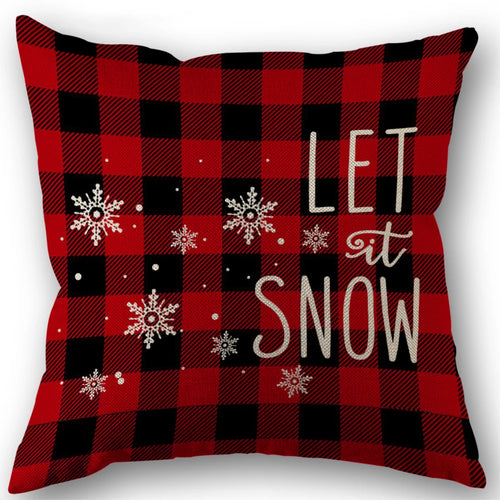 2024 Merry Christmas Pillowcases Sofa Cushion Cover