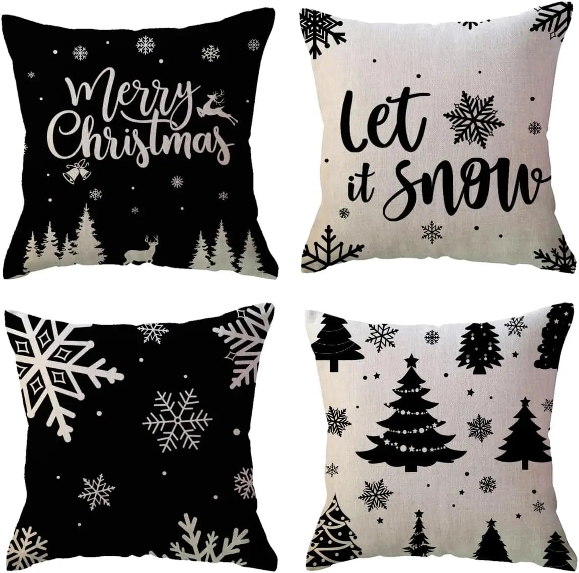 2024 Winter Holiday Pillow Cover