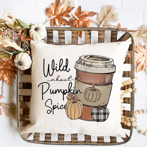 2024 Fall Couch Cover Autumn Cushion Pumpkin Spice and Everything Nice Fall