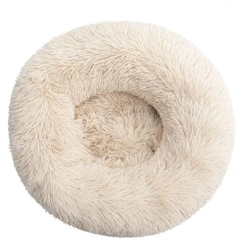 40-90cm Round Pet Bed for Large Dog Bed Super Soft Cat Bed Long Plush 2024