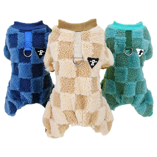 2025 Warm Pajamas Winter Pet Dogs Clothes for Chihuahua Yorkie ( small breeds)