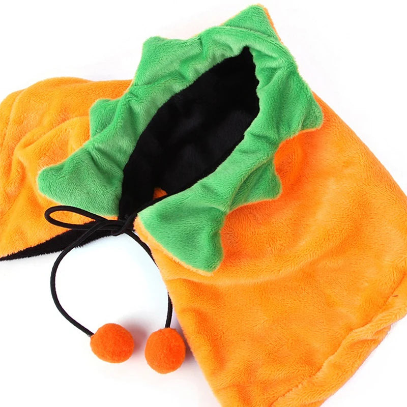 Halloween Pumpkin Pet Cape for Cats and Dogs 2025